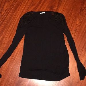 Black lace long sleeve